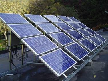Black high efficiency solar panel SunPower